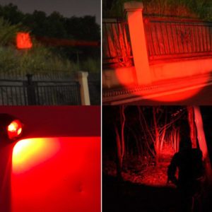 RED LED Flashlight with out tape