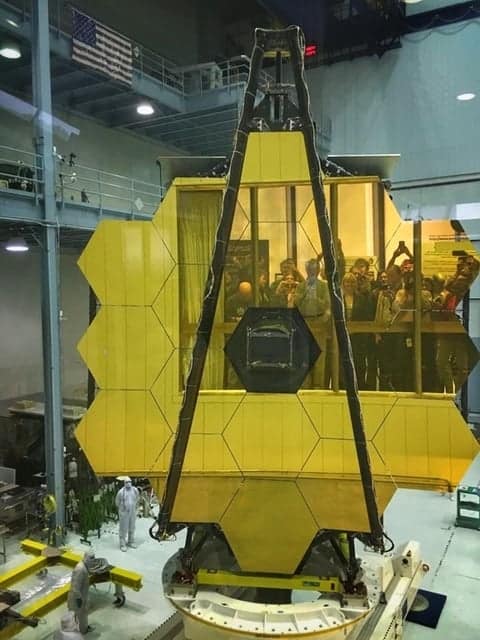 james webb telescope on tour